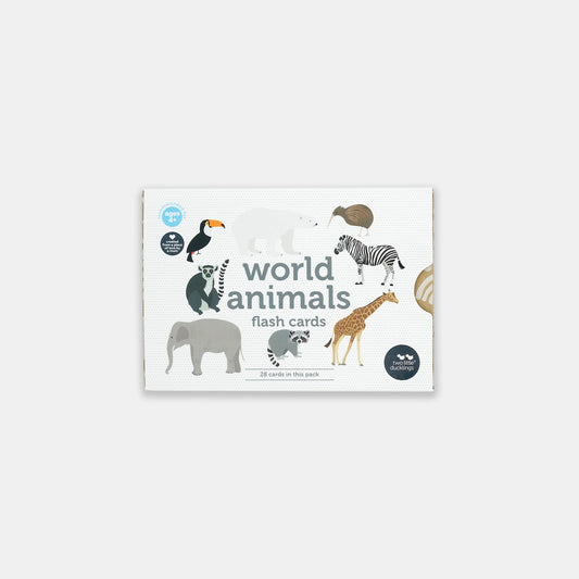 Two Little Ducklings Flashcards - World Animals