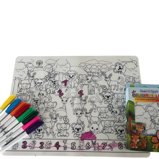 Seek N Spot Silicone Colouring Mat