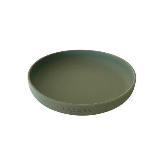 Silicone Suction Open Plate Sage