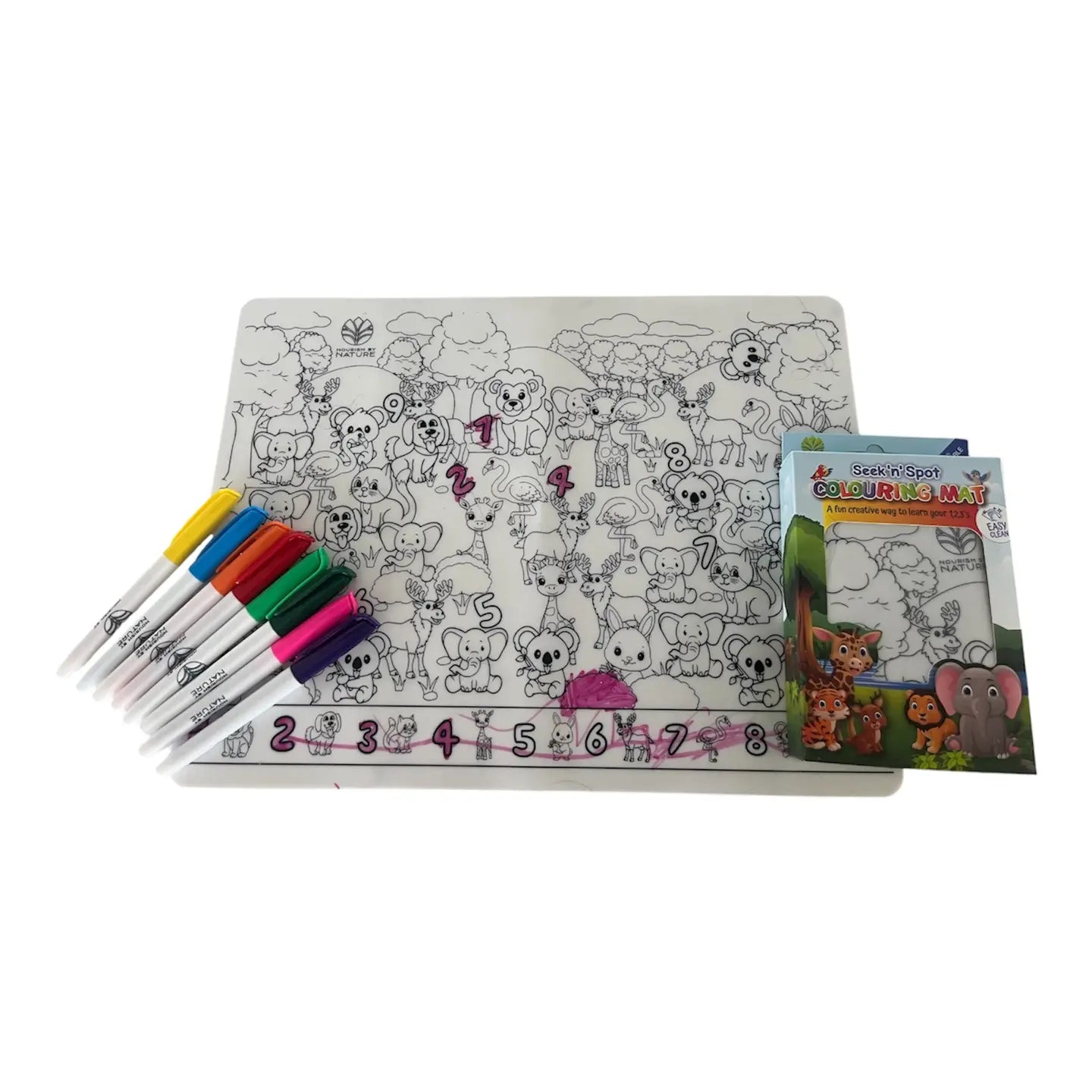 Seek N Spot Silicone Colouring Mat