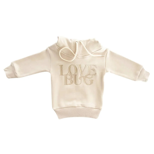 Oatmeal Love Bug Hoodie