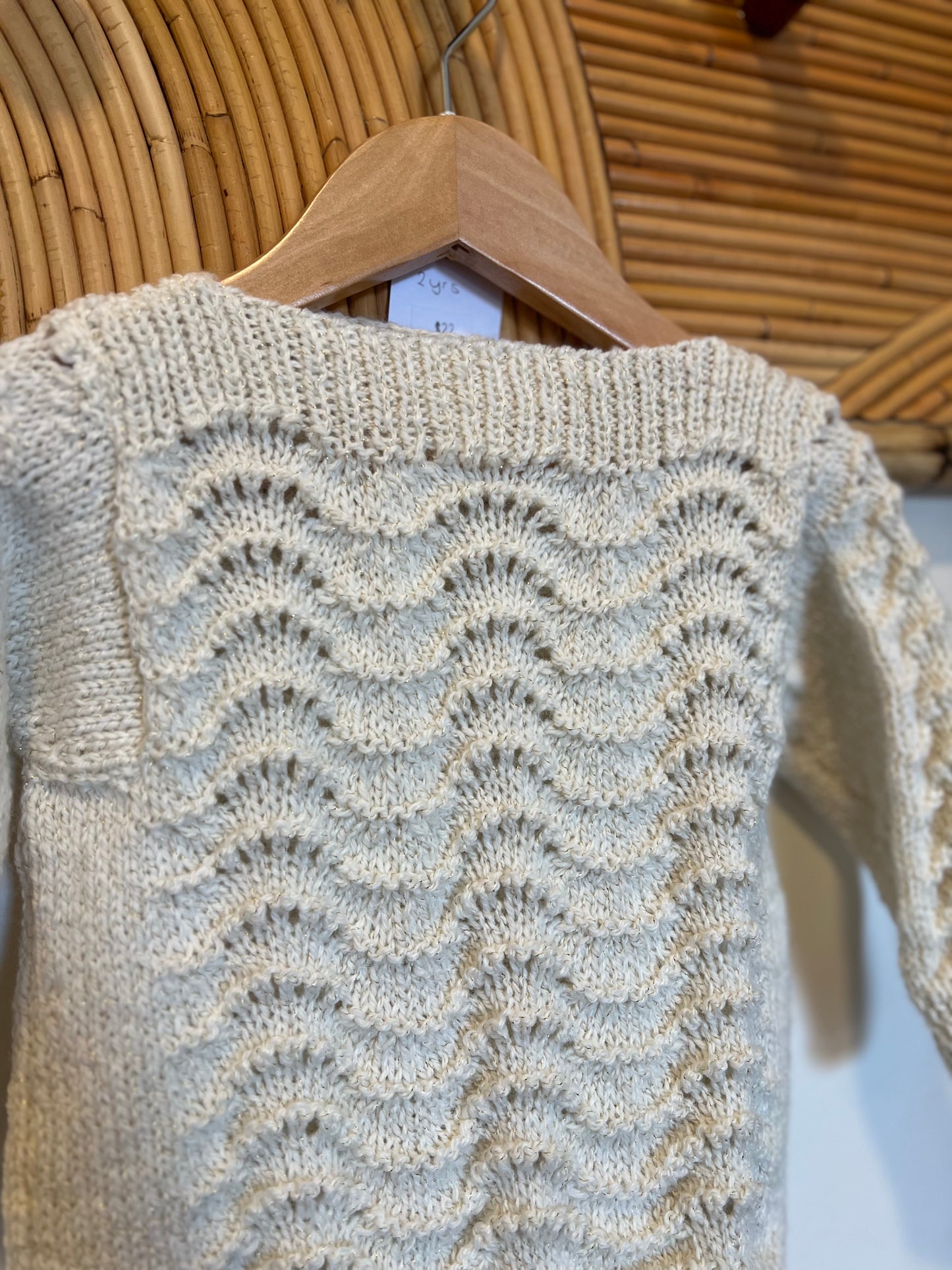 Gold Fleck Knit