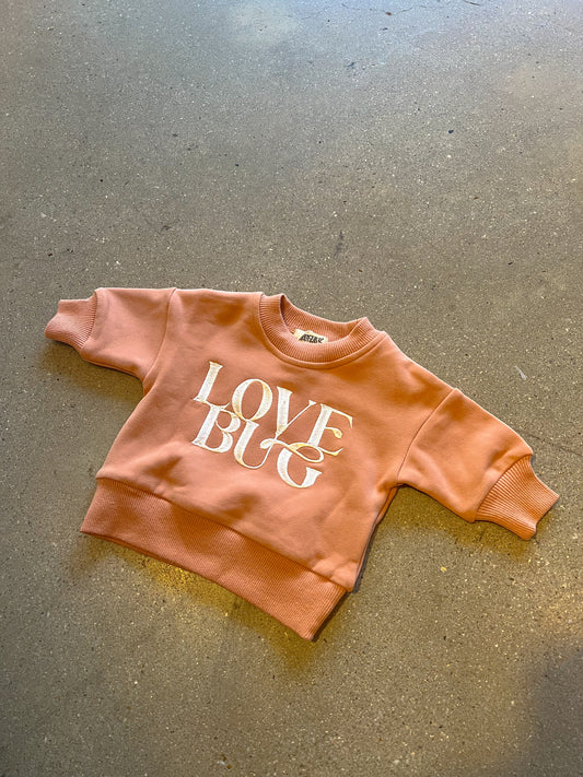 Love Bug Crewneck - Rust