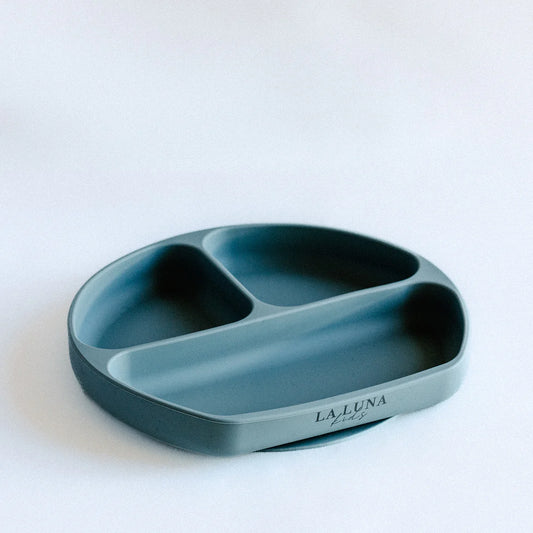 Silicone Suction Plate Blue