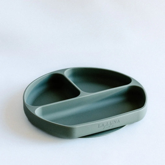 Silicone Suction Plate Sage