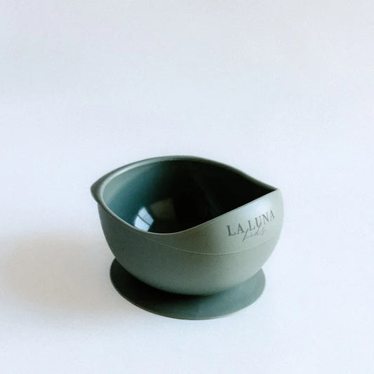 Silicone Suction Bowl Sage