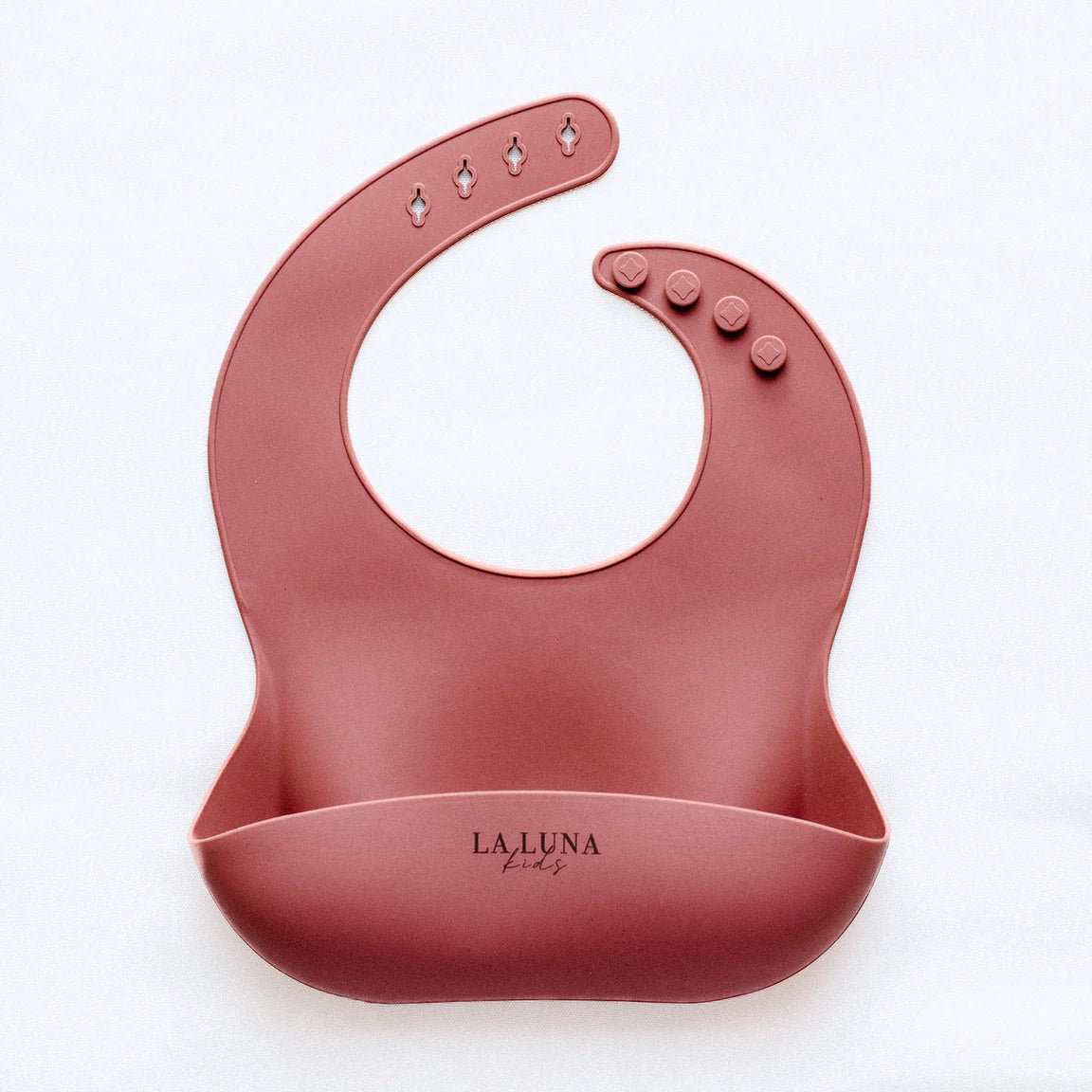 Silicone Bib Dusty Rose