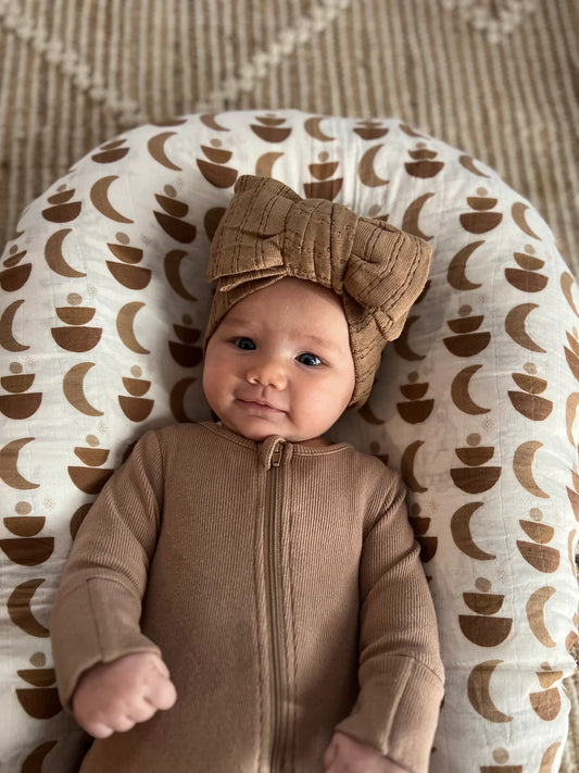 Topknot Headband Cappuccino